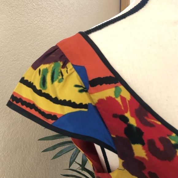 Anthro Moulinette Soeurs Silk Dress - Picture 4 of 11